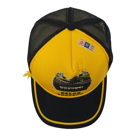 Vintage AC Delco Voyager Battery Mesh Trucker Hat Snapback Cap Foam Rope Braid - Picture 5 of 12